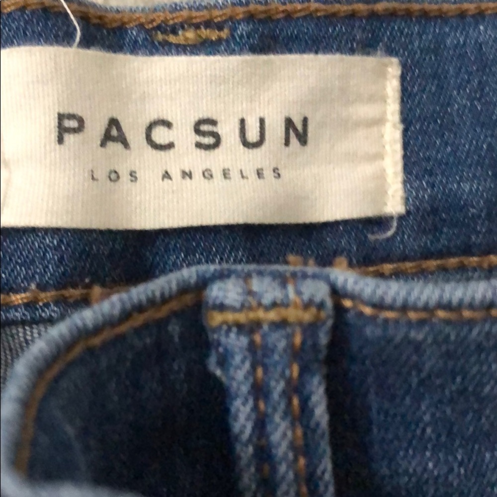 Ripped Mid Rise Pacsun Jeans - Picture 3 of 3